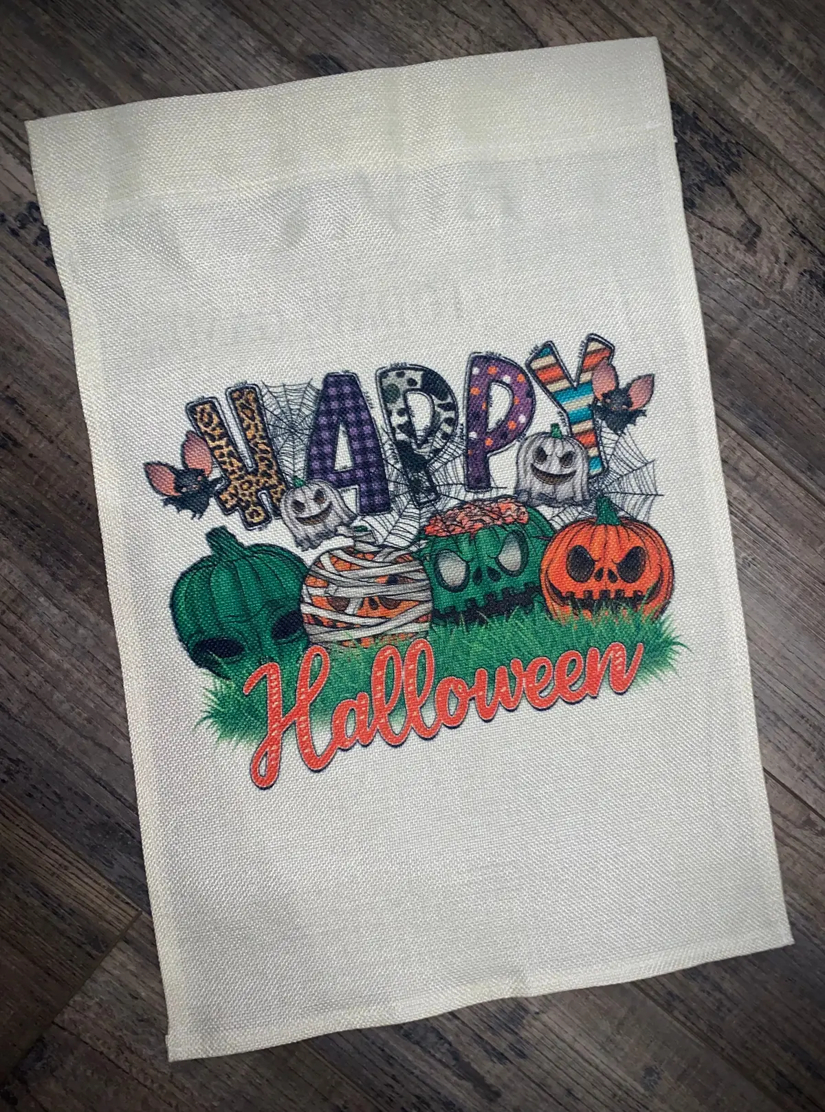 Happy Halloween Garden Flag 1