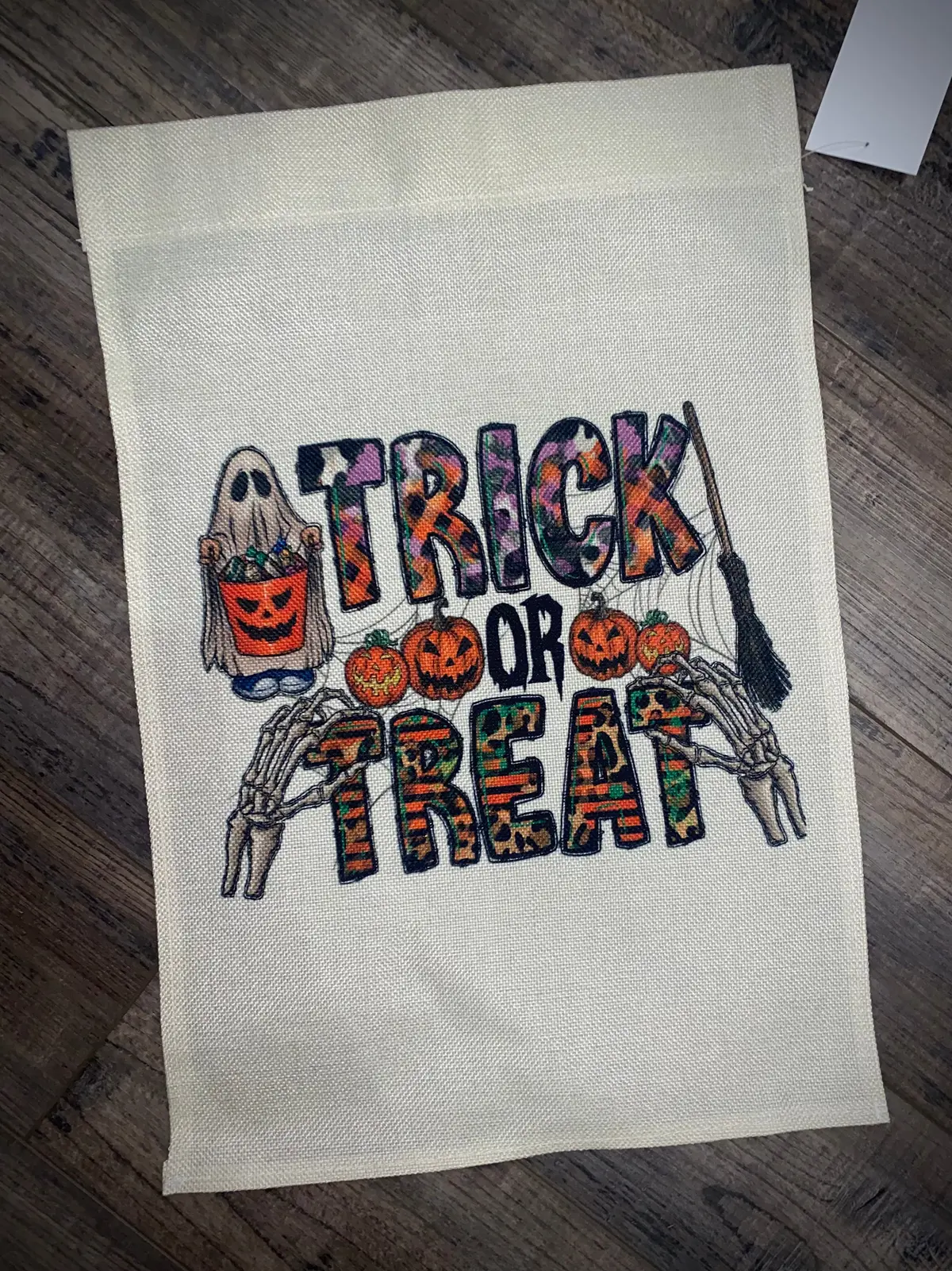 Trick Or Treat Garden Flag 1