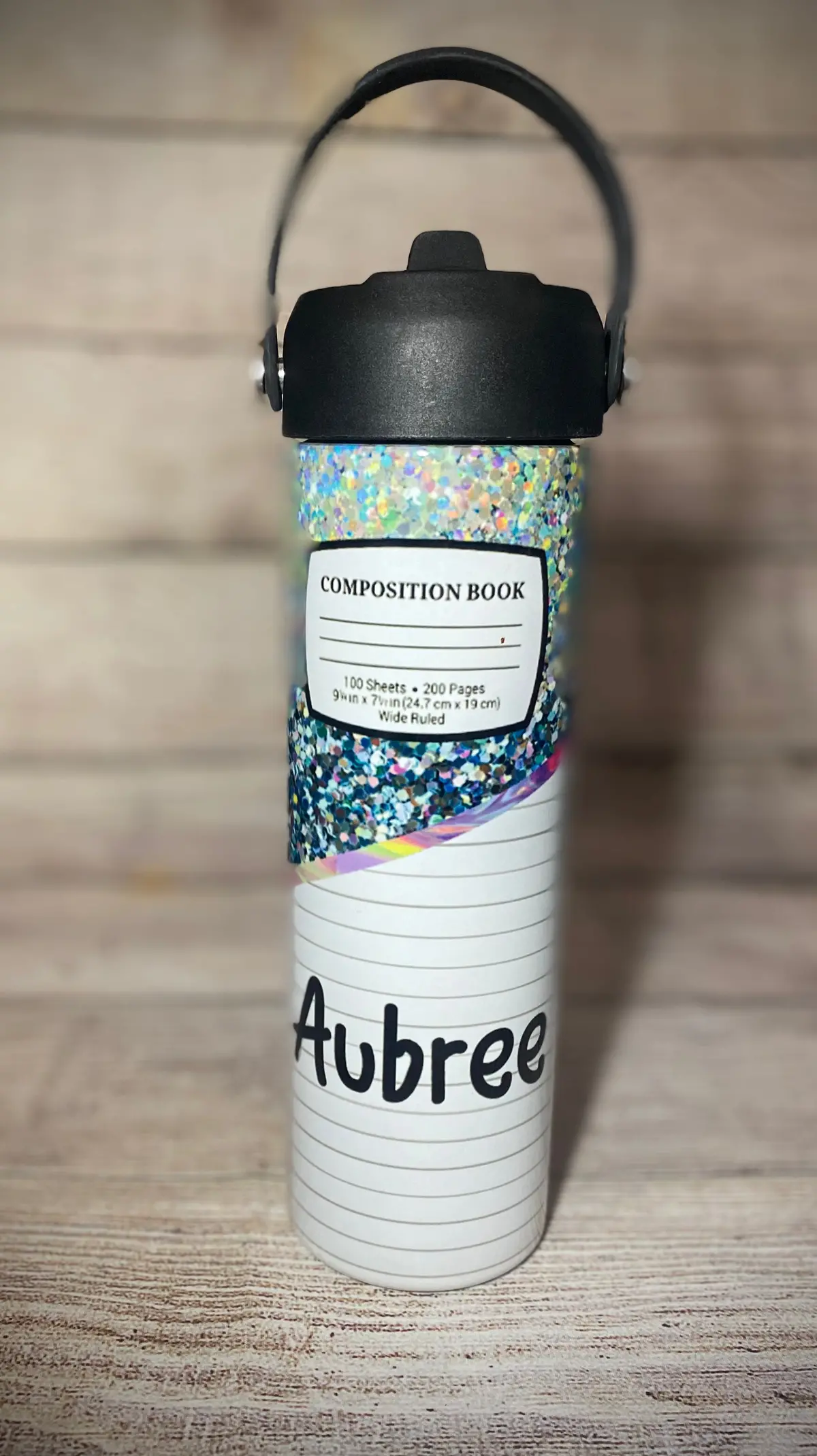 Composition Book/Pencil Tumbler 1
