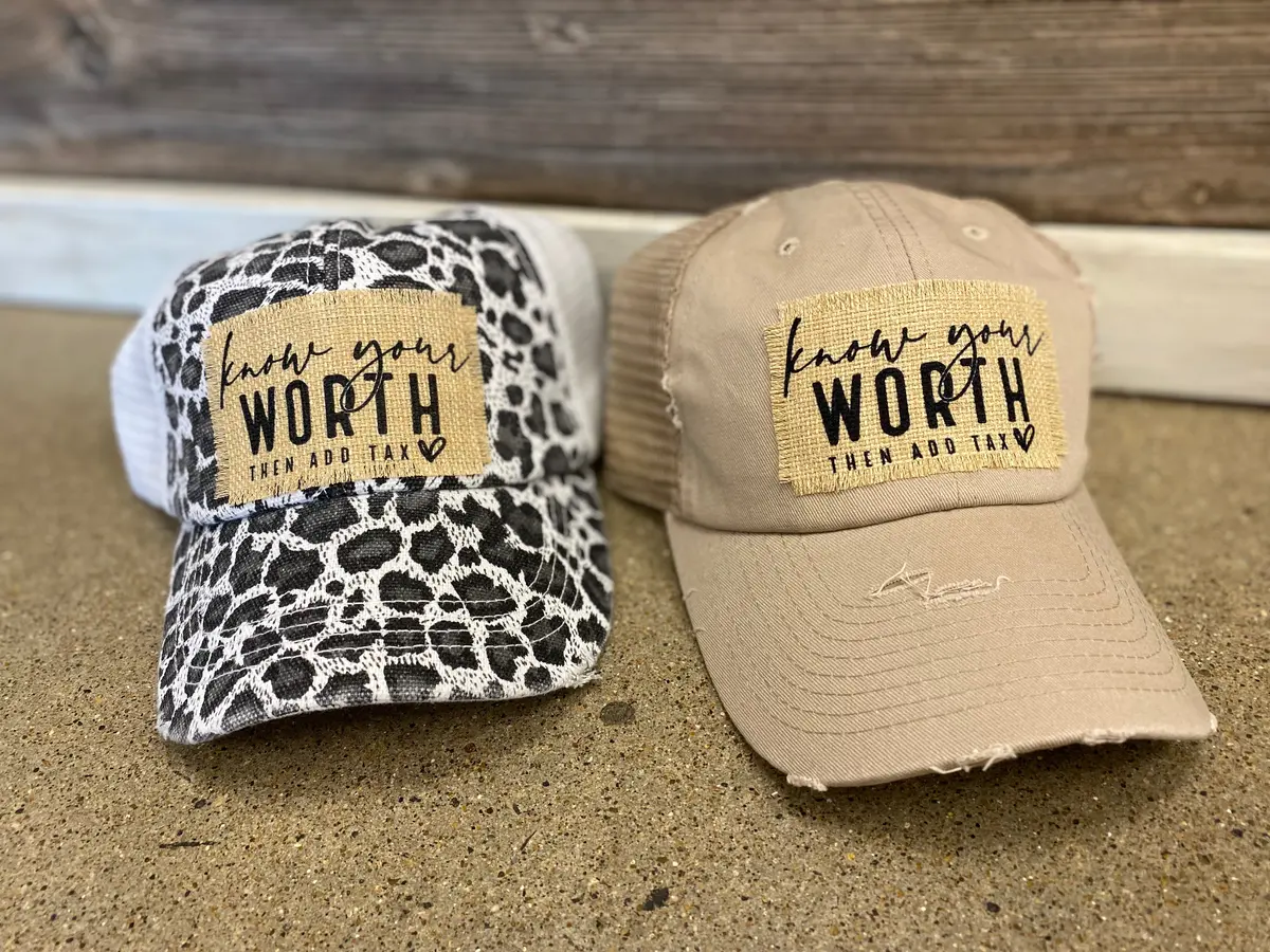 Know Your Worth Then Add Tax Hat 1