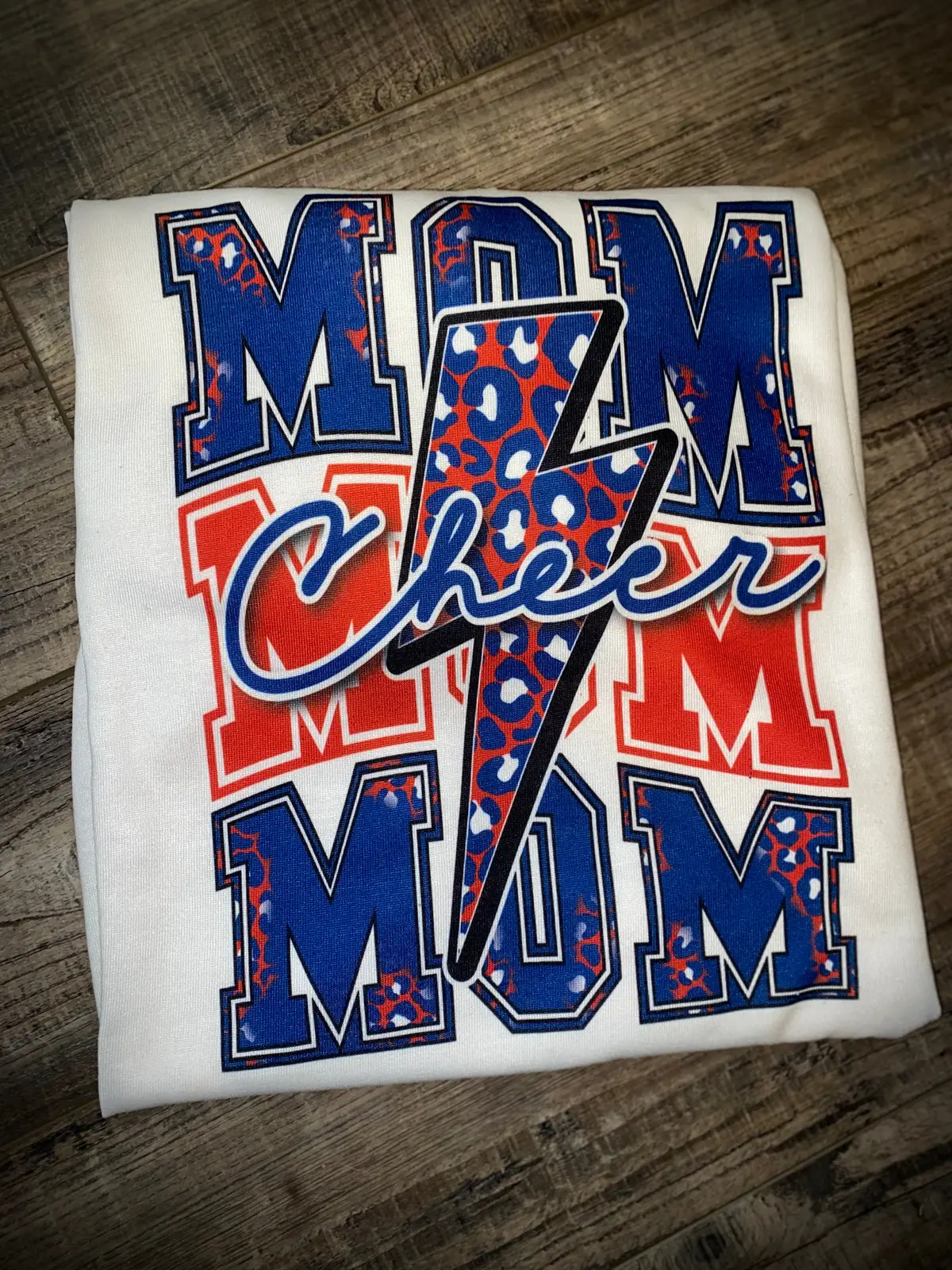 Red & Blue Cheer Mom 1