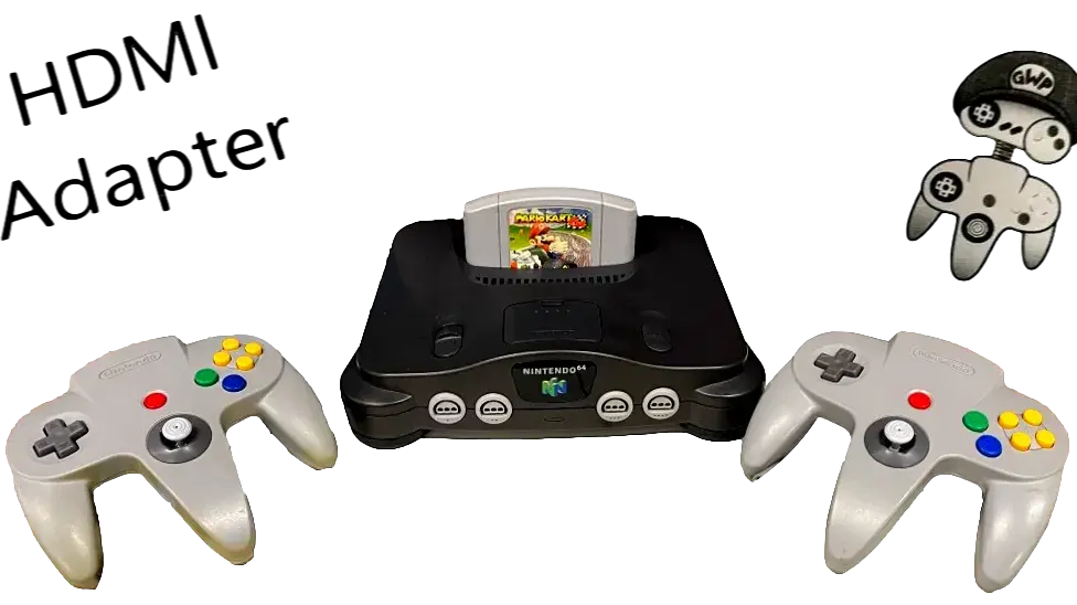 Nintendo 64 Console + 2 Grey Controllers + Mario Kart N64 Pal Hdmi  (Preowned) 1