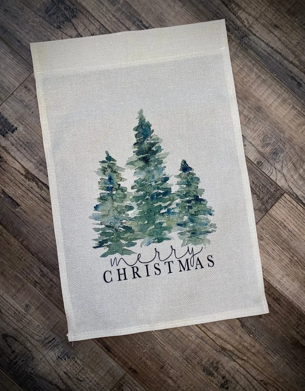 Merry Christmas Trees Garden Flag 1
