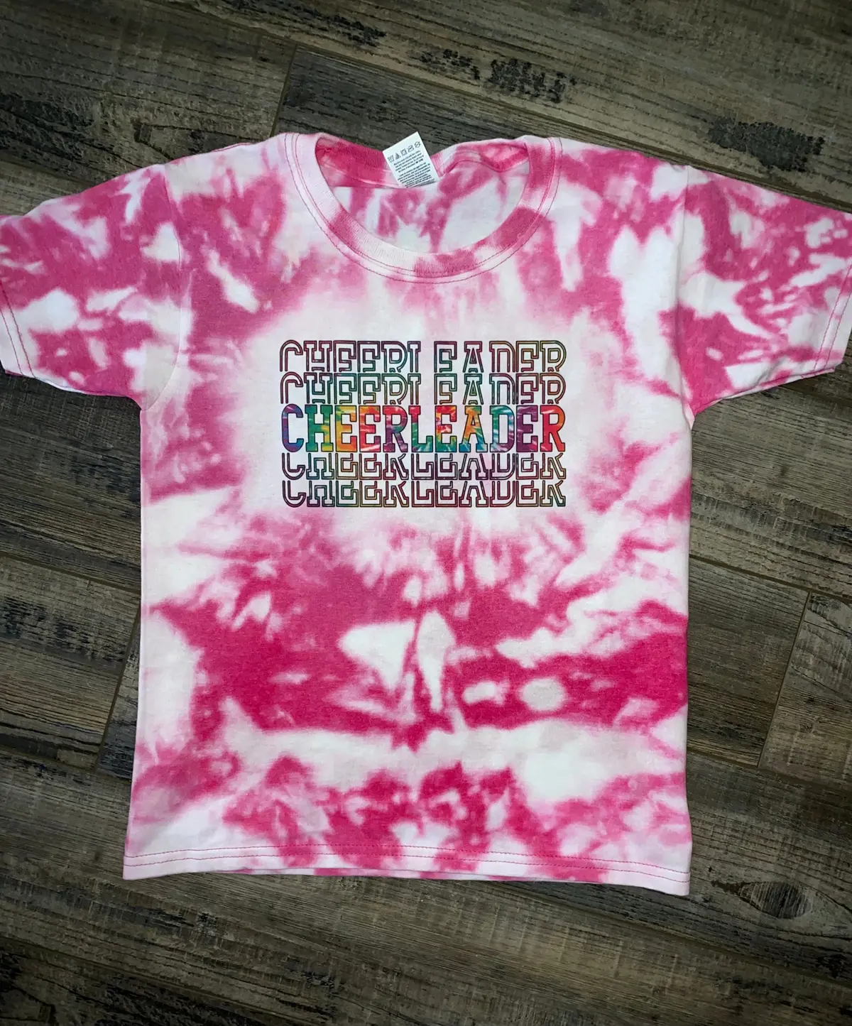 Tie Dye Cheerleader 1