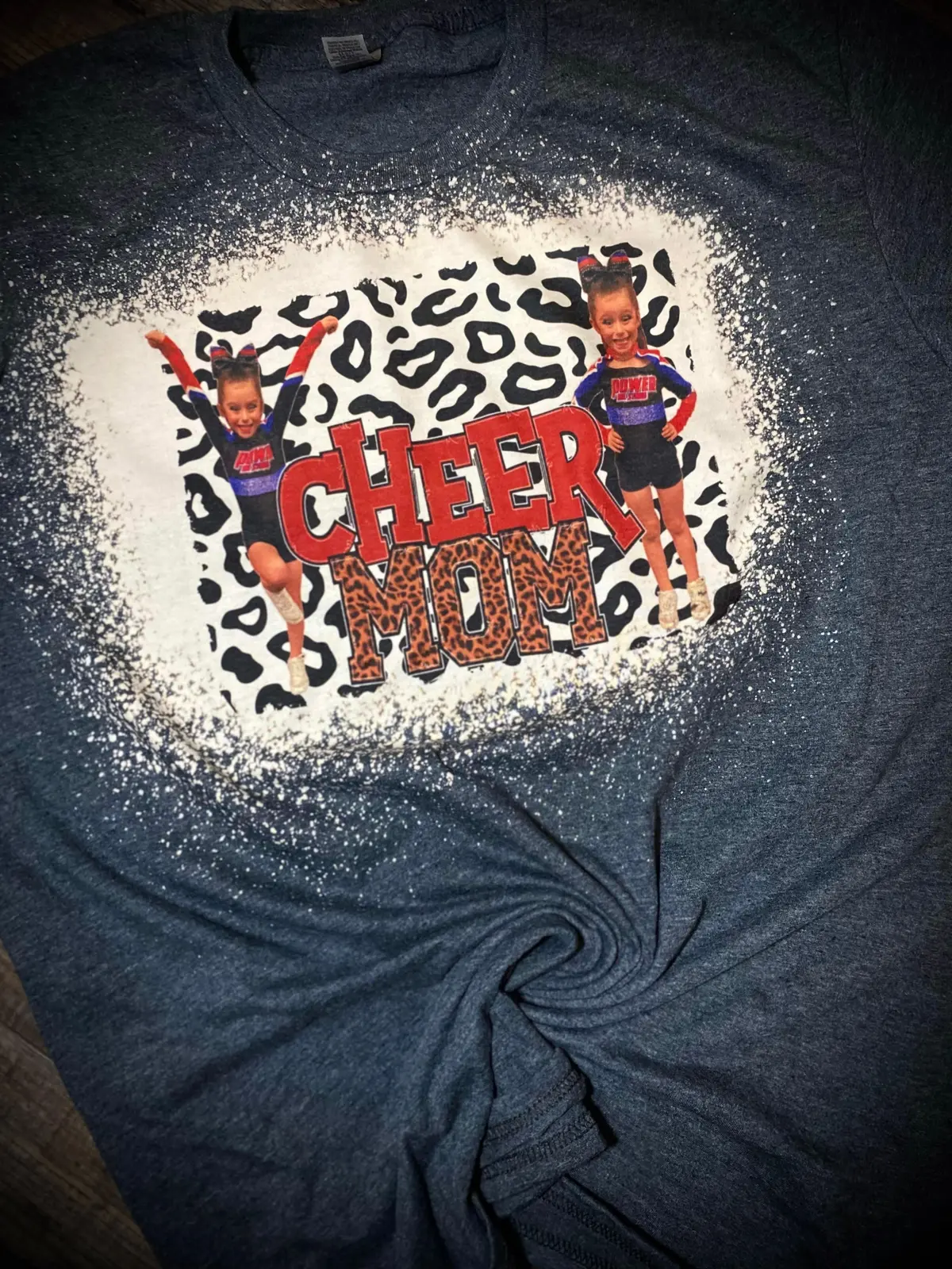 Leopard Cheer Mom Photo 1