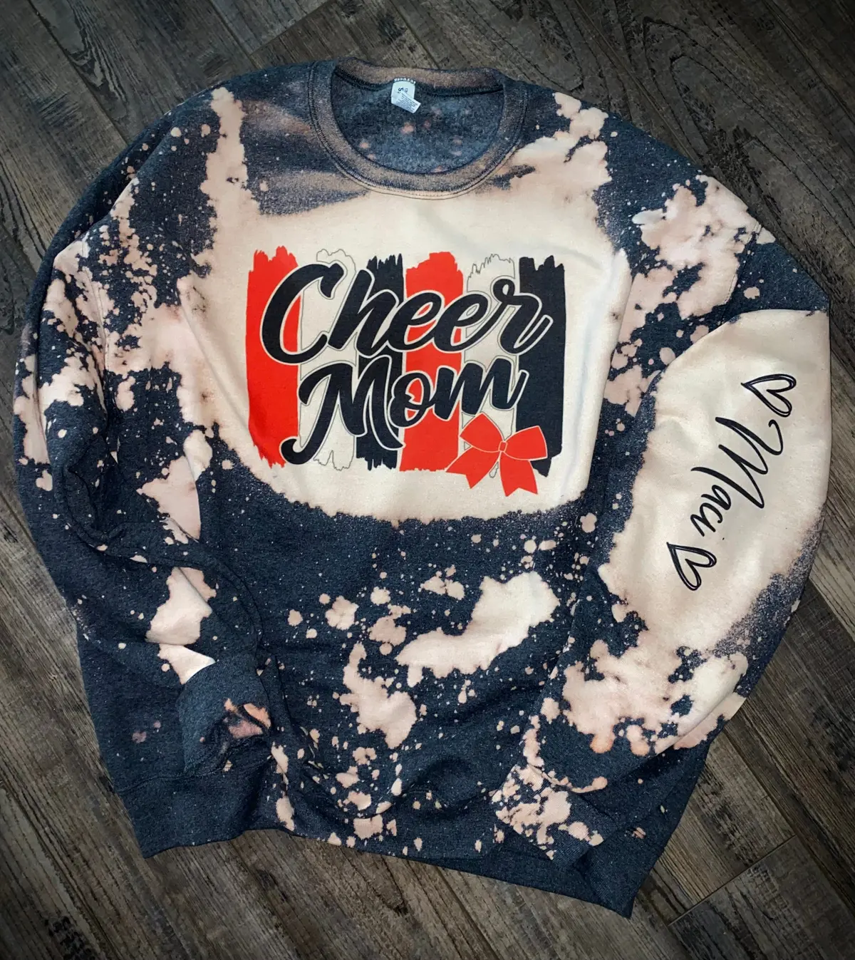 Cheer Mom With Name(S) On Sleeve 1