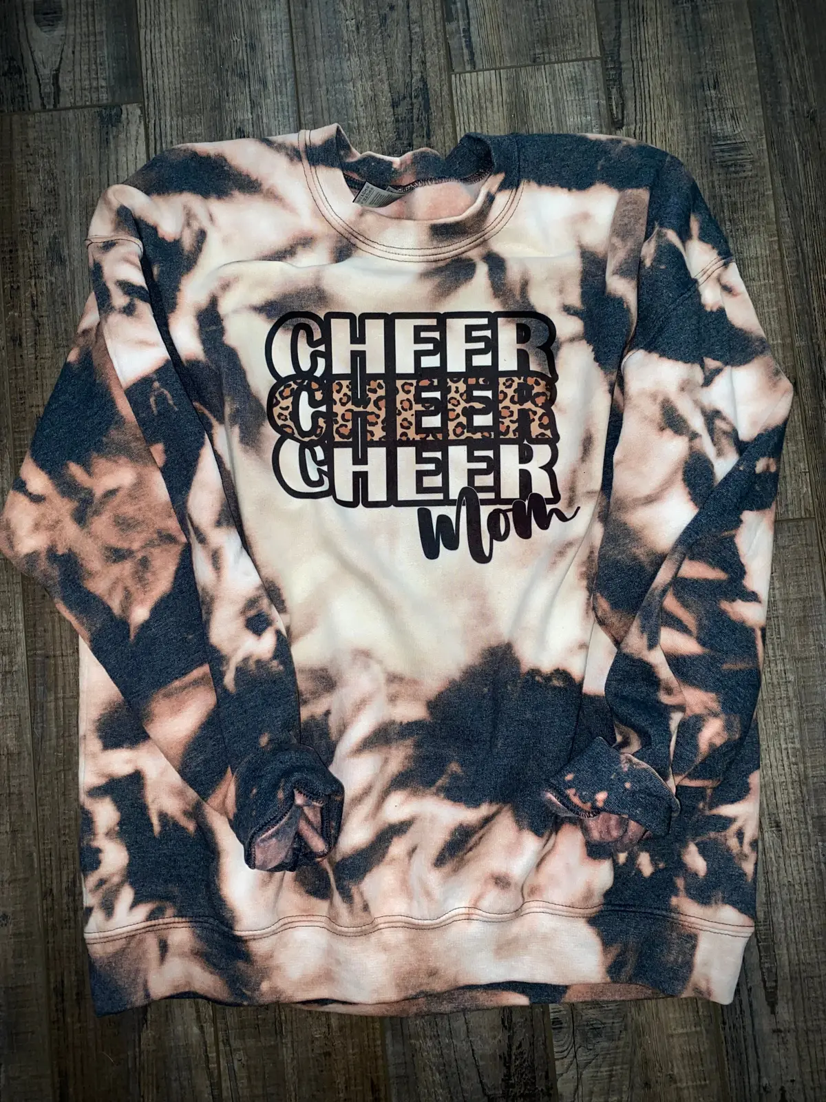 Leopard Cheer Mom Sweatshirt 1