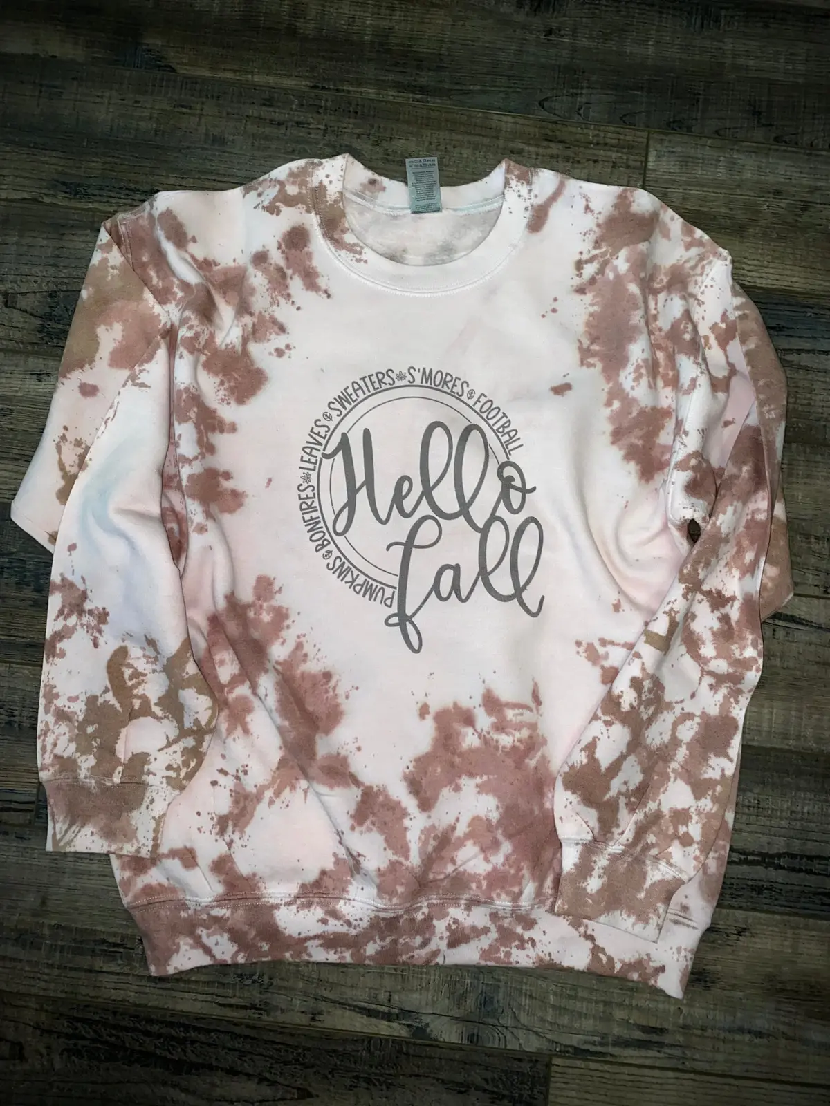 Hello Fall Dye Sweatshirt 1