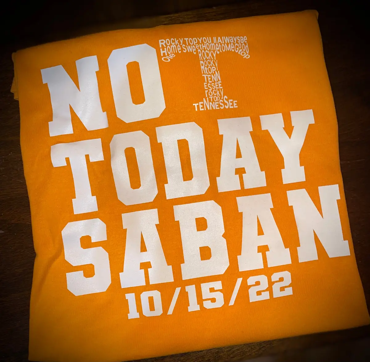 Not Today Saban 1