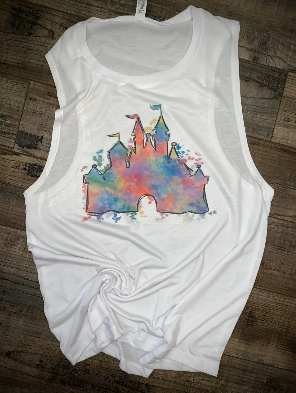 Watercolor Castle 1