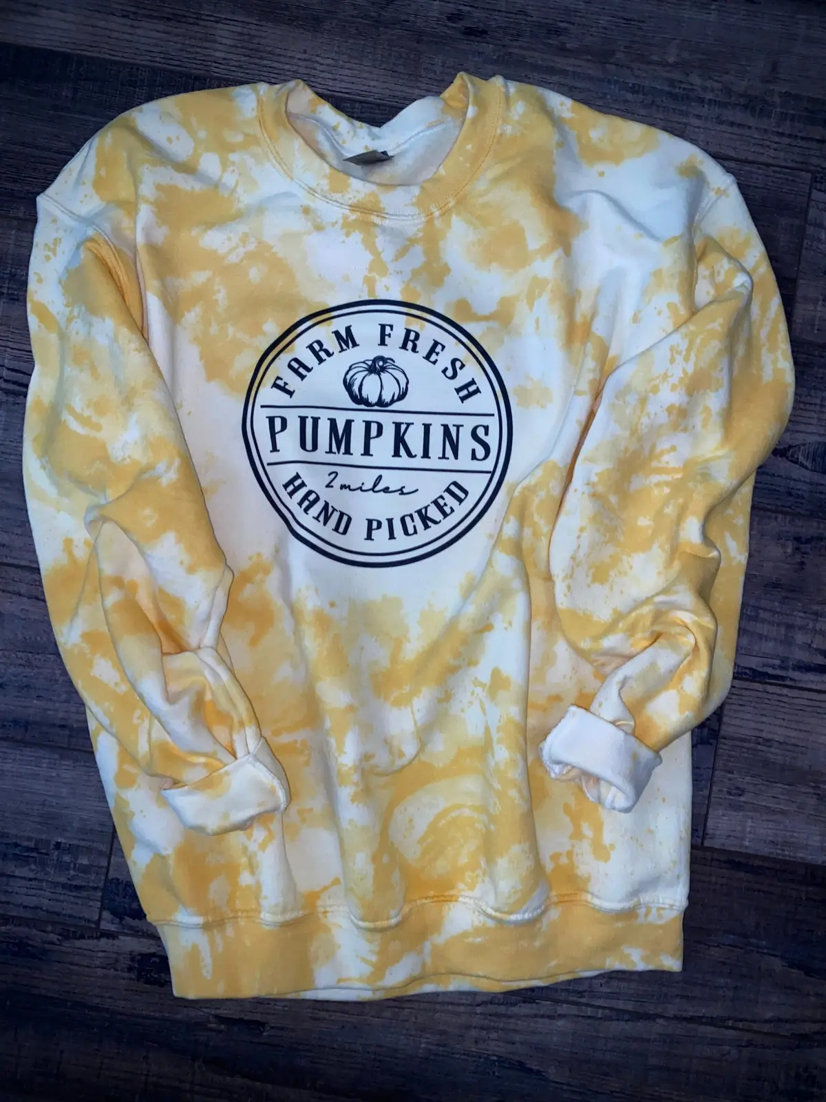 Farm Fresh Pumpkins Dye Sweatshirt (Youth & Adult) 1