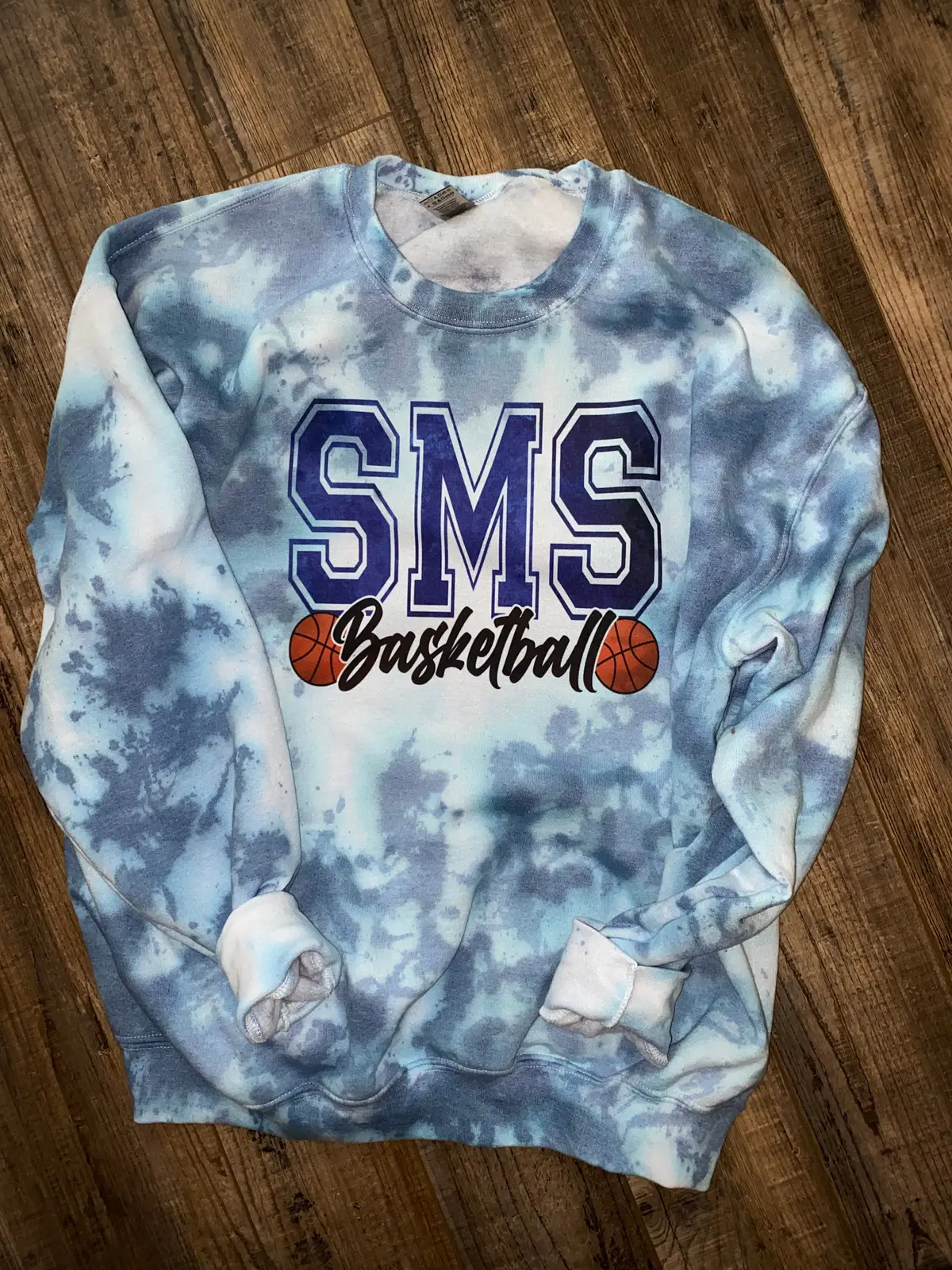 Sms Basketball Dye Sweatshirt (Youth & Adult) 1