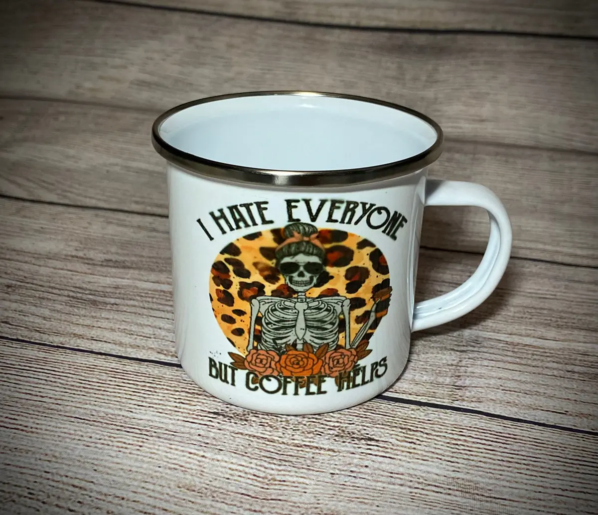 I Hate Everyone But Coffee Helps Mug 1