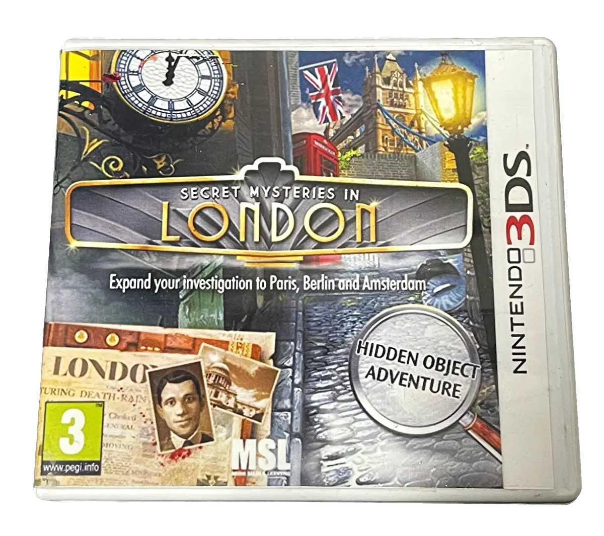 Secret Mysteries In London Nintendo 3Ds 2Ds Game (Pre-Owned) 1