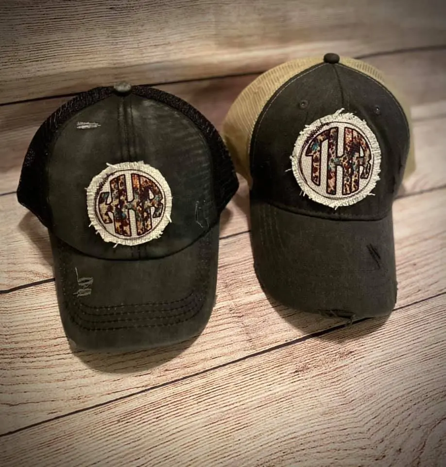 Monogram Patch Hat 1