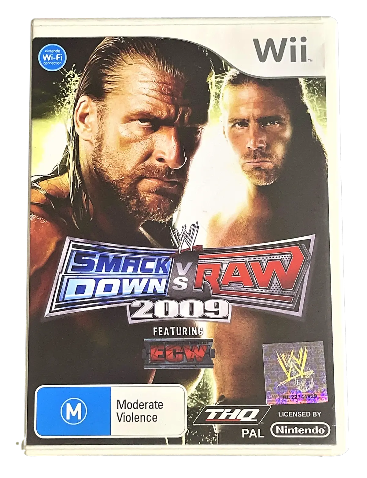 Smack Down Vs Raw 2009 Nintendo Wii Pal *No Manual* (Pre-Owned) 1