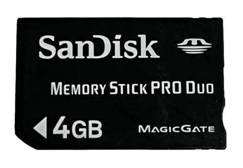 Sandisk 4Gb Sony Psp Memory Stick Pro Duo Memory Card Camera Memory Genuine (Preowned) 1