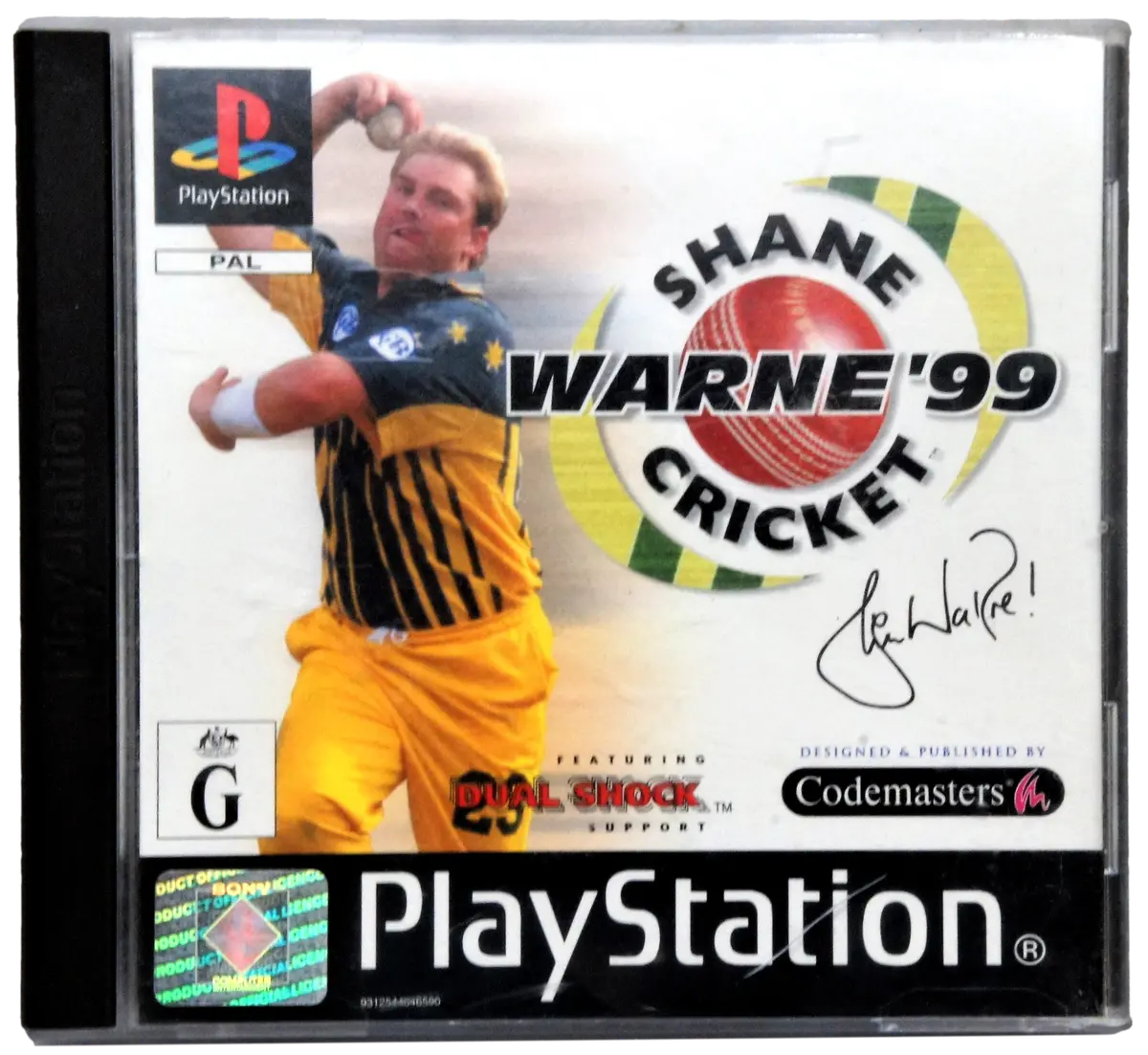 Shane Warne Cricket '99 Ps1 Ps2 Ps3 Pal *Complete* (Pre-Owned) 1