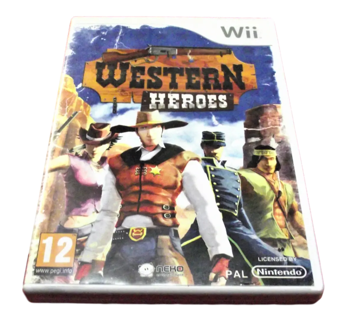 Western Heroes Nintendo Wii Pal *Complete*  (Preowned) 1