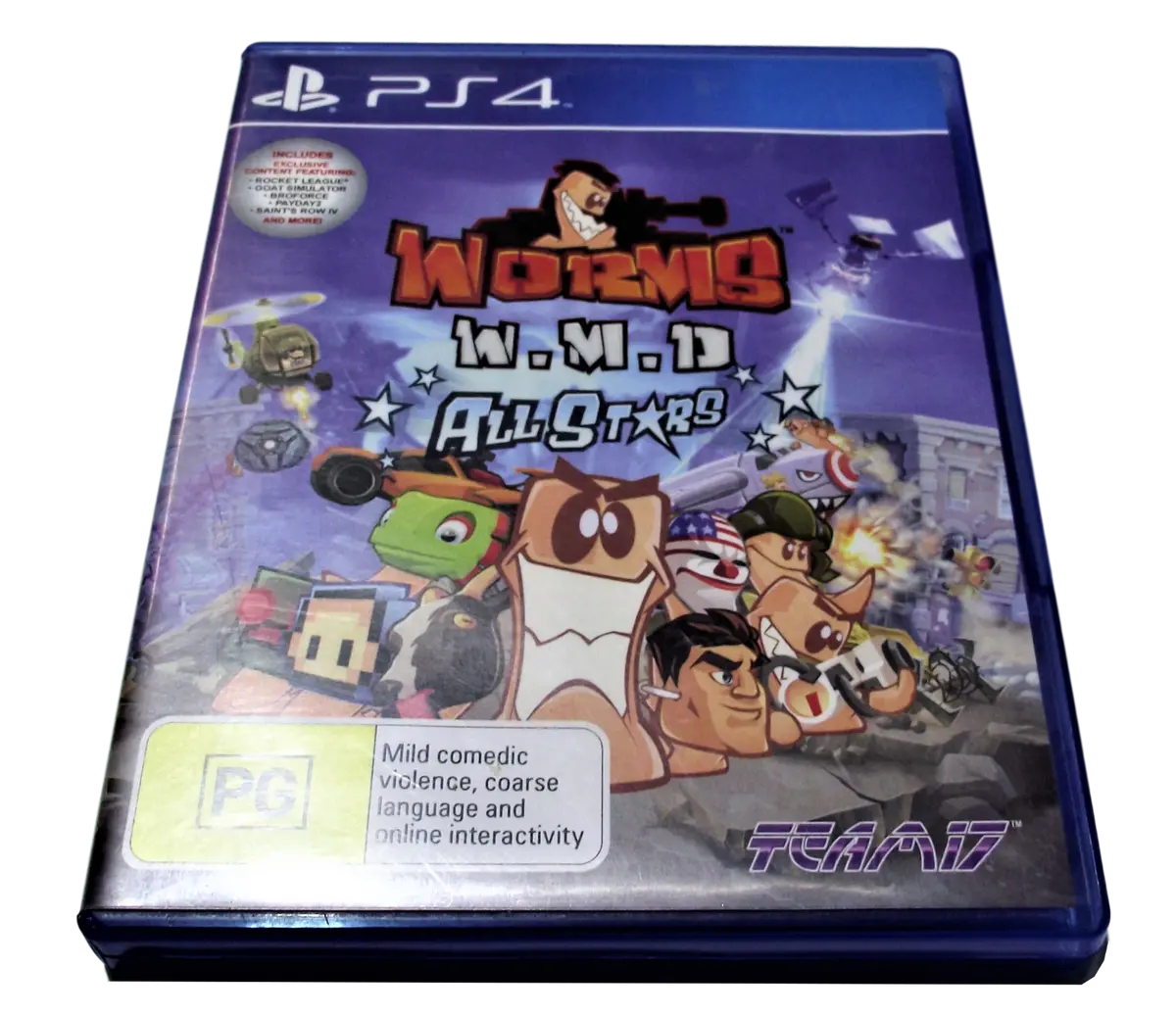 Worms W.M.D All Stars Sony Ps4 Playstation 4 (Pre-Owned) 1