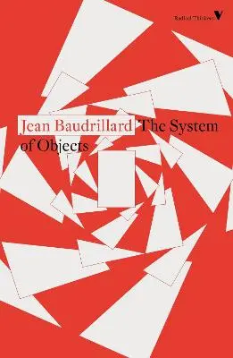 Jean Baudrillard: The System Of Objects [2020] Paperback, (Verso Books) 1